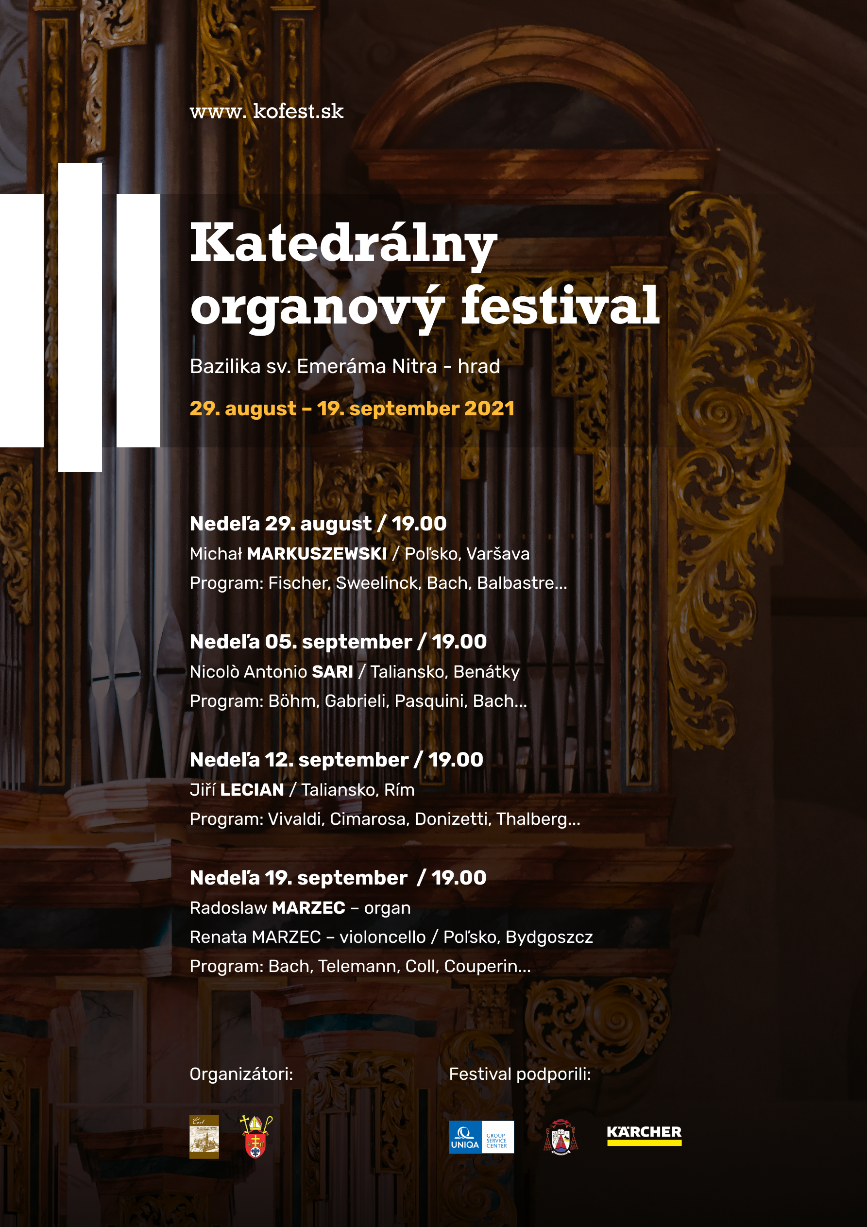 Katedrálny organový festival 2021